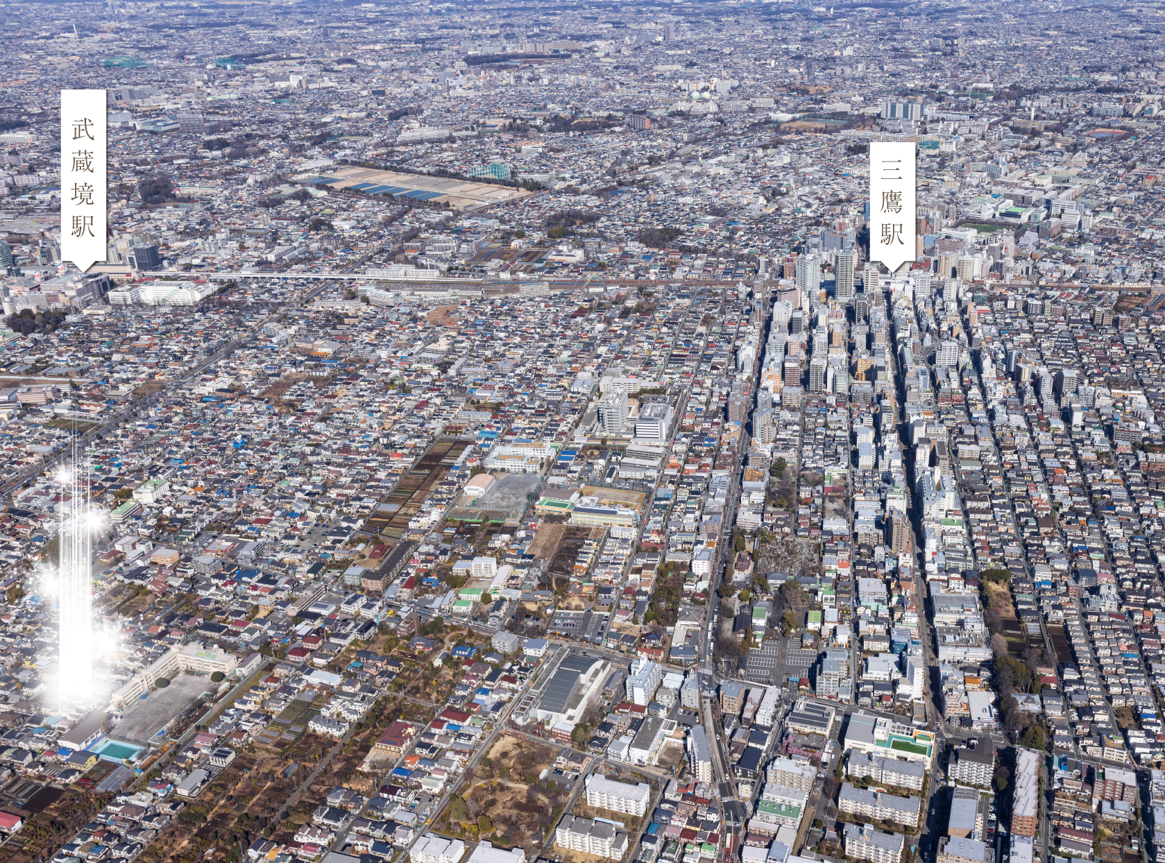 現地付近の俯瞰写真